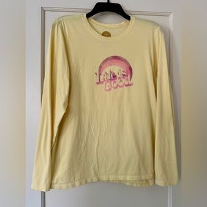 LIFE IS GOOD Long Sleeves T-shirt Size XL